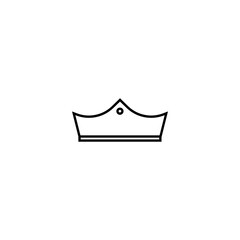 crown icon vector	
