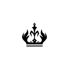 crown icon vector	

