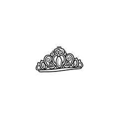 crown icon vector	
