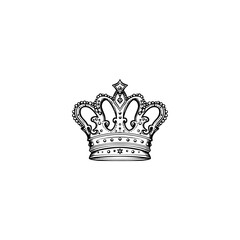 Obraz premium crown icon vector 