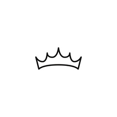 crown icon vector	
