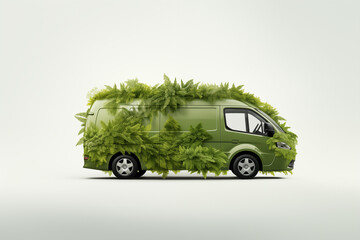 Green van powered by clean carbon neutral energy...