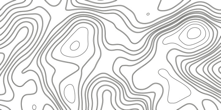 Abstract Wavy Topographic Map. Topography And Geography Map Grid Abstract Backdrop.