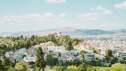 Obraz premium view of the city of Athens