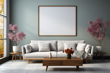 Embrace the beauty of simplicity in your living room.  