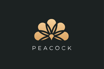 peacock consultant animals vector logo