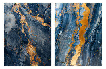 Abstract blue marble wall art print texture
