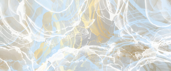 Premium wedding cover design with gold, white and blue splashes on gray background. Luxury background cover design, invitation, poster, flyer, wedding card, luxe invite, prestigious voucher.