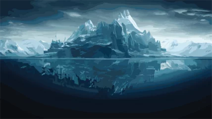 Poster iceberg in the sea © Nadula