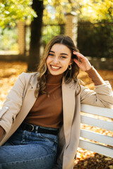 woman in the park