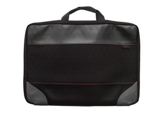 Soft and slim briefcase isolated on white