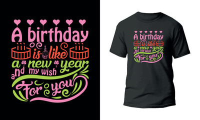 Retro modern and trendy t shirt design