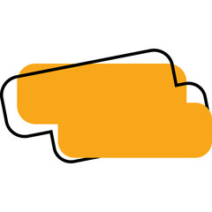 Rounded Line Banner Vector