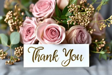 Golden Gratitude: Elevate your appreciation with our exclusive 'Thank You' gold letter design. Express your thanks in a stylish and sophisticated way with this elegant and modern emblem.