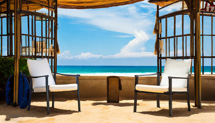 Dual Seating Delight: Explore Cozy Moments in Our Two Chairs Banner