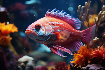 fish in aquarium