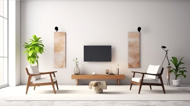 minimalist but modern interior design concept in Asian style