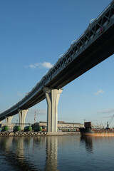 bridge over the industrial area	