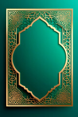 Ramadan Kareem, Ramadhan or Eid mubarak decorative frame. Islamic background with arabic pattern.