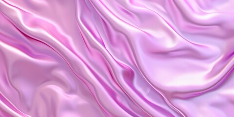 Obraz premium Pink fabric silk waves background. Pink soft color texture. Beautiful luxury pink background. Shiny pink texture