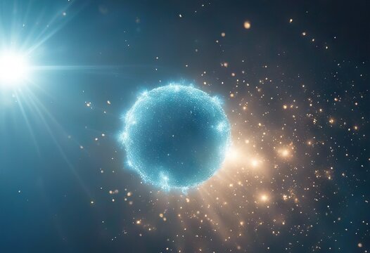 Light blue lens flare and dust particle explosion stock videoLens Flare Flare Stack Backgrounds Shiny