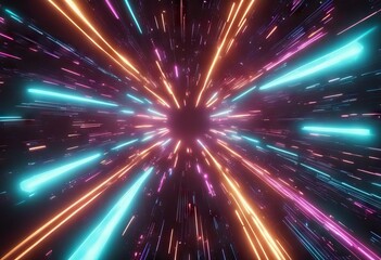 Fototapeta premium Colorful vj loop equalizer stock videoMusic Abstract Noise Backgrounds