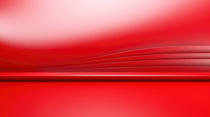 abstract red background with empty stage Cylinder podium display, showcase for product presentation