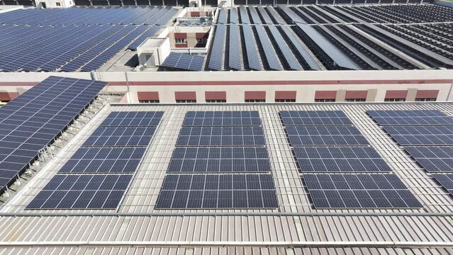 solar power panels on balcony