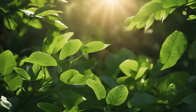 Sunbeams peaking through lush green leaves stock videoTree Nature Leaf Sunlight