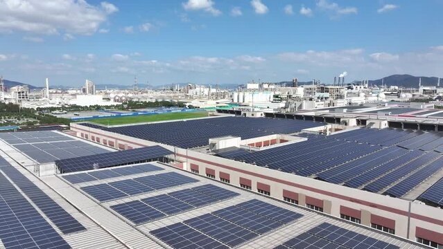 solar power panels on balcony
