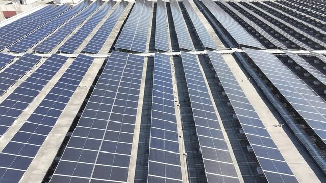 solar power panels on balcony