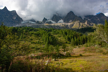 Courmayeur, le montagne