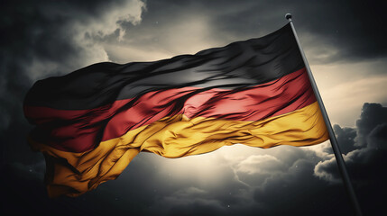 German Flag  - obrazy, fototapety, plakaty