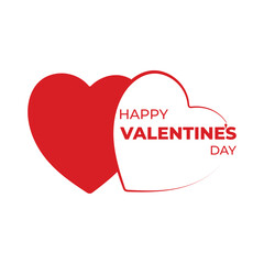 Valentine's Day logo, Happy Valentine's Day, love vector, love,happy valentines day logo, love heart, Abstract Happy Happy Valentine's Day, love vector logo design,red heart.