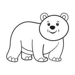 bear outline design