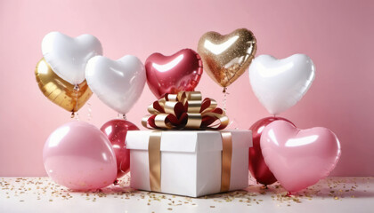 Valentine Day Decoration with Balloons