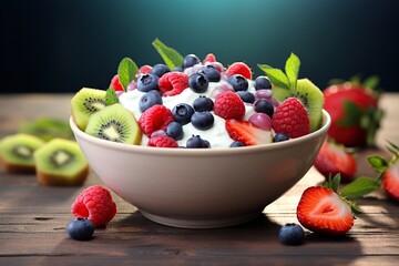 bowl of various fruits and different colors