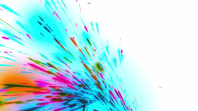 wild spr&uuml;hende bunte Funken, Feuerwerk, Funkenregen, Inferno, Silvester, pyrotechnik, Neujahr, Brand, hei&szlig;