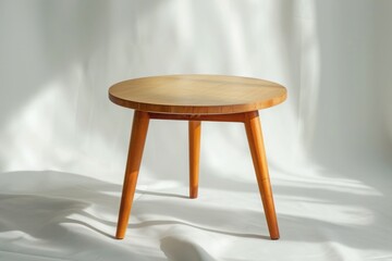 Scandinavian solid wood coffee table