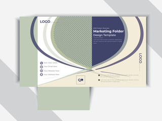 Document folder design,presentation folder template, cover design for folder, cover for catalog, brochures
