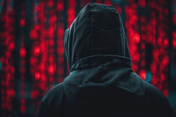 Cybersecurity expert commits crime by erasing ones digital presence entirely - obrazy, fototapety, plakaty