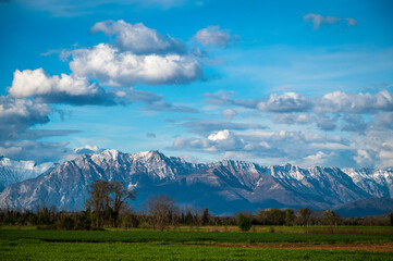 San Vito di Fagagna and the morainic hills of Friuli. Tavella Church