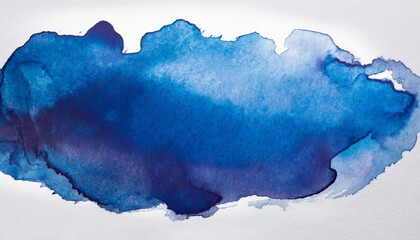 dark blue watercolor stain mockup frame for text - obrazy, fototapety, plakaty