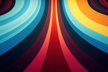 70s or 80s style graphic with coloured lines, retro game VHS style.