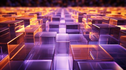 Obraz premium colorful waves abstract background in 3d render.AI generated