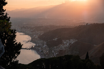 Before dark in taormina