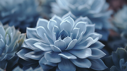 blue Succulent plant