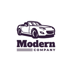 Obraz premium modern car vector logo design