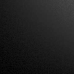 Black paper tactile embossed texture. Abstract Turing ornament halftone reaction diffusion psychedelic background. - obrazy, fototapety, plakaty