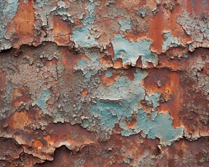 rusty orange brown blue metal texture background